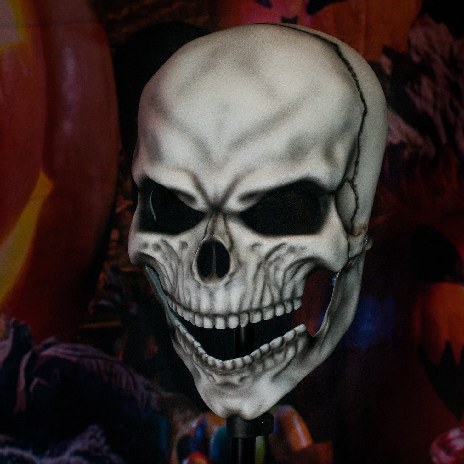 Bone Skull Mask Moving Jaw