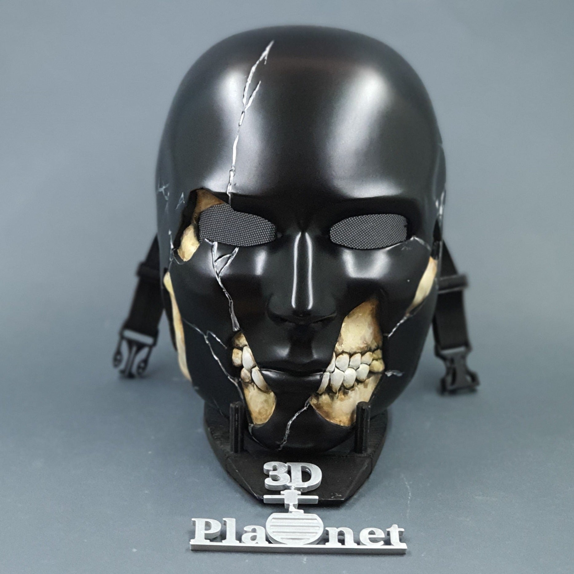 Human Skull Underneath Face / Mask for Cosplay and Wall Decor
