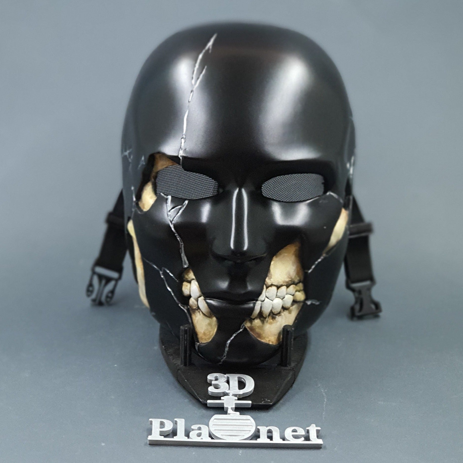 Human Skull Underneath Face / Mask for Cosplay and Wall Decor