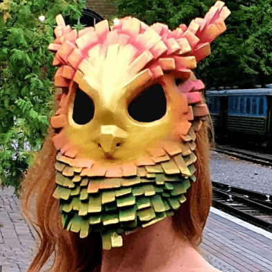 Owl Mask Raw Kit 3D Print
