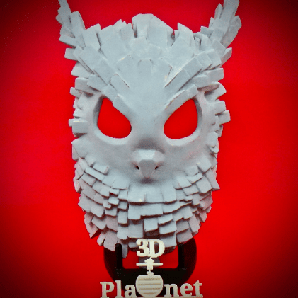 Owl Mask Raw Kit 3D Print