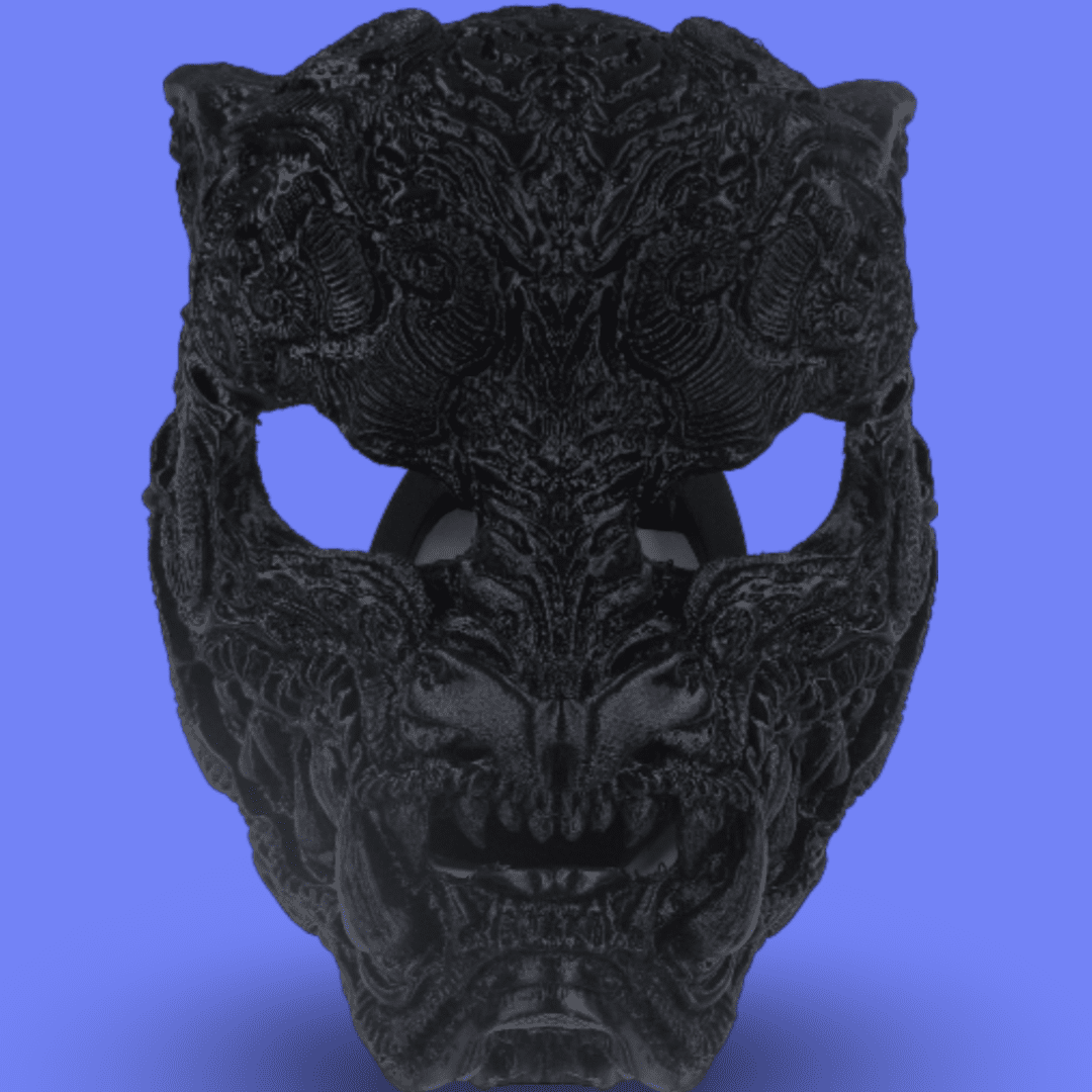 Tiger Mask Raw Kit 3D Print