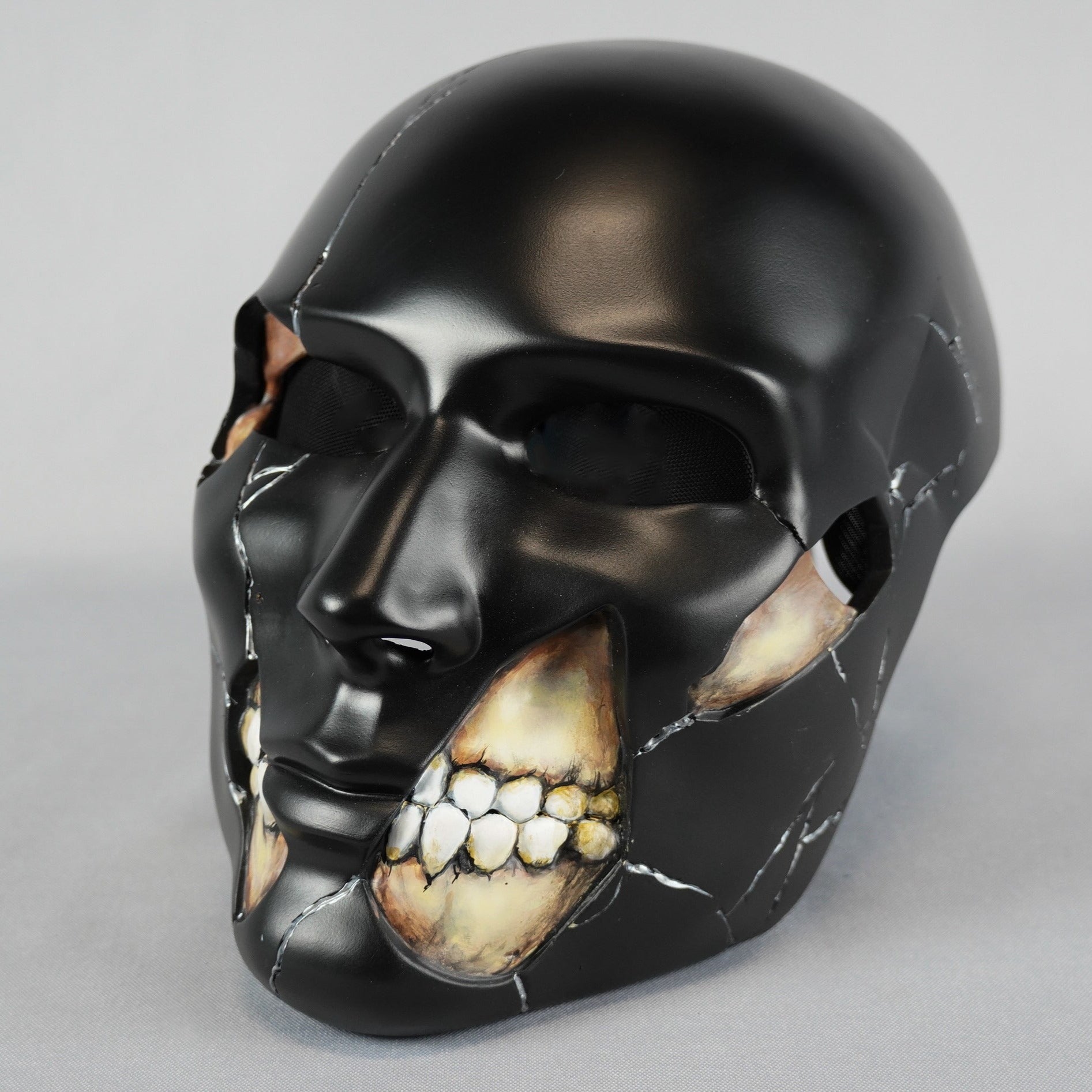 Human Skull Underneath Face / Mask for Cosplay and Wall Decor