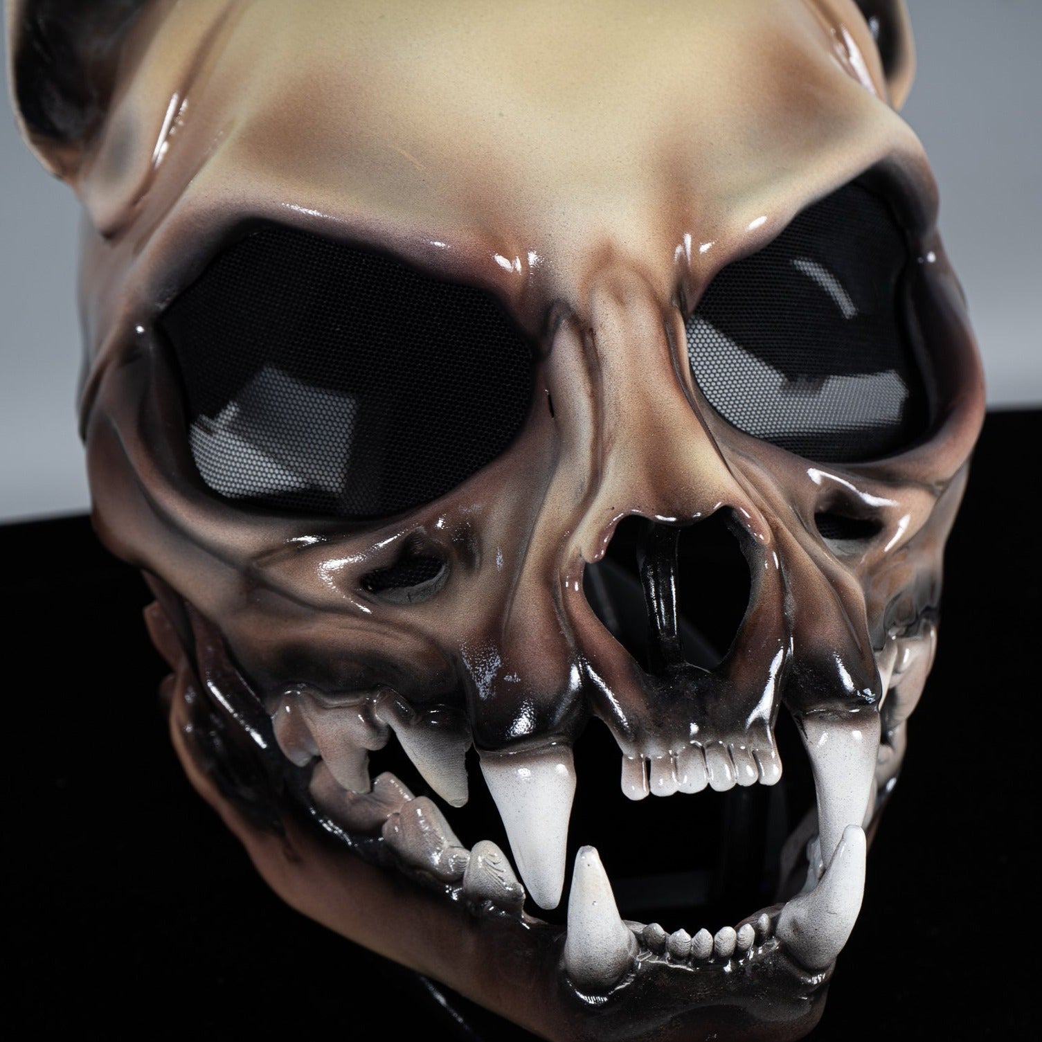 Cat Skull Mask BONE with Moving Jaw / Cosplay mask for Woman