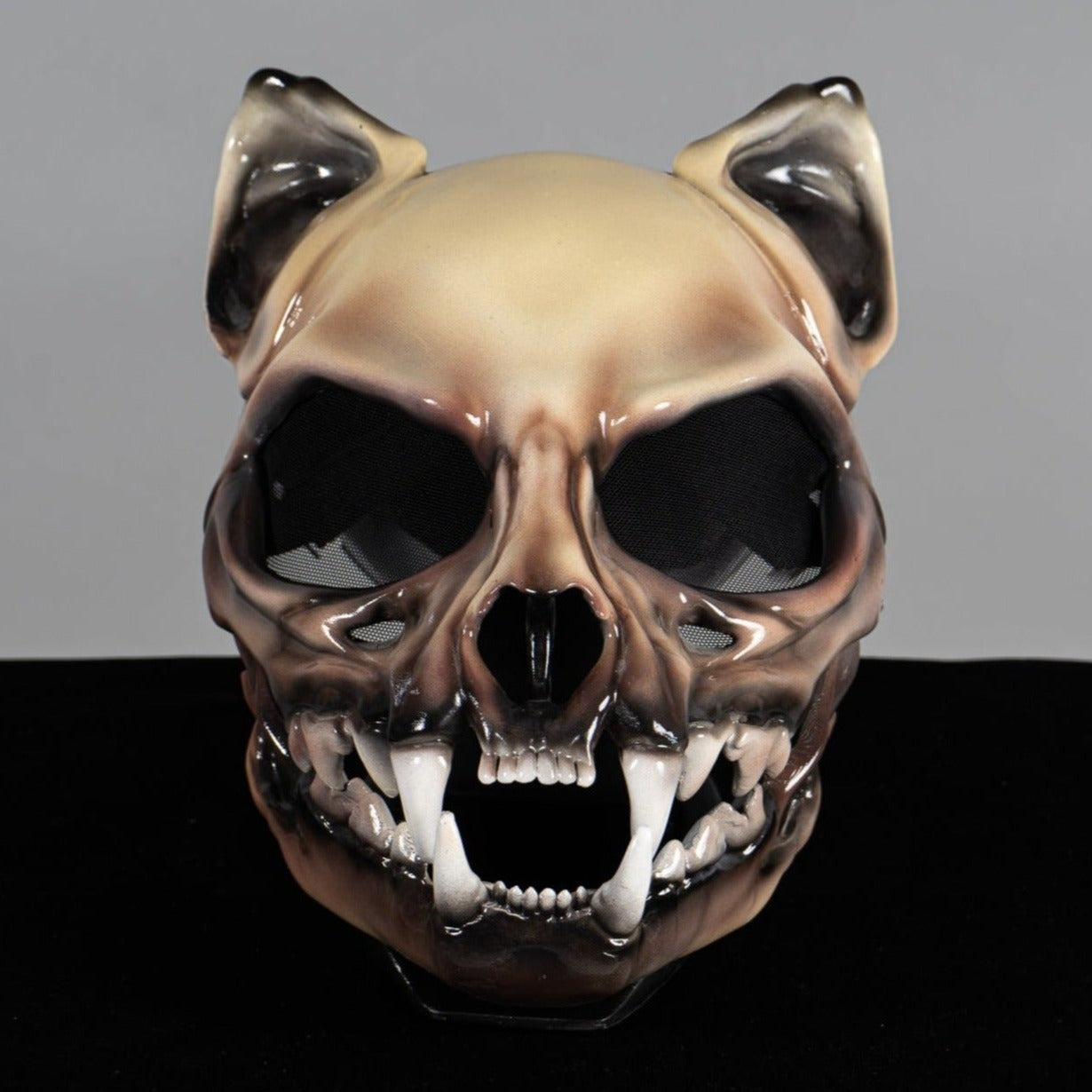 Cat Skull Mask BONE with Moving Jaw / Cosplay mask for Woman