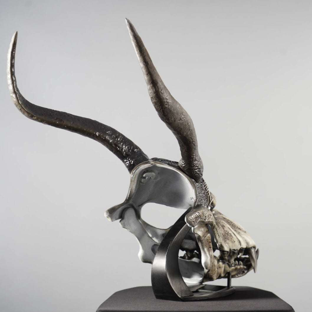Wendigo Skull Mask with Long Horns / Forest Demon cosplay