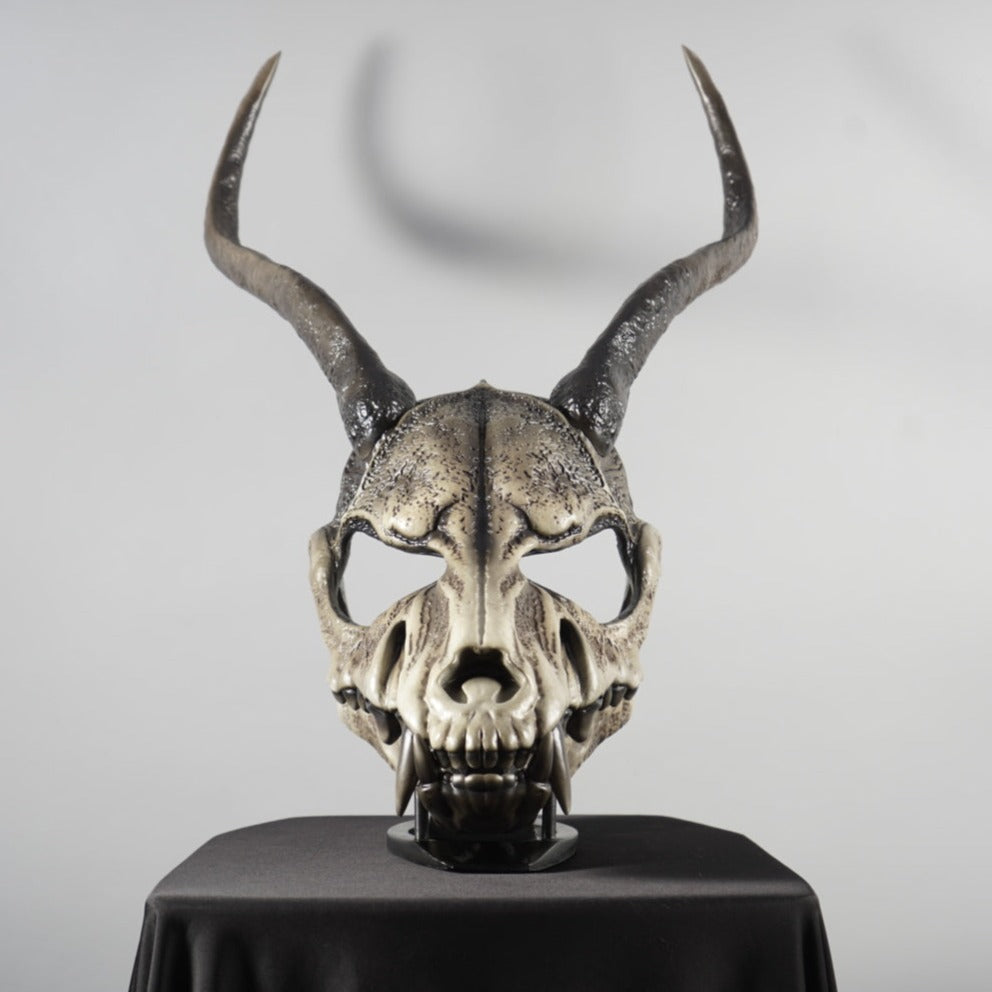 Wendigo Skull Mask with Long Horns / Forest Demon cosplay
