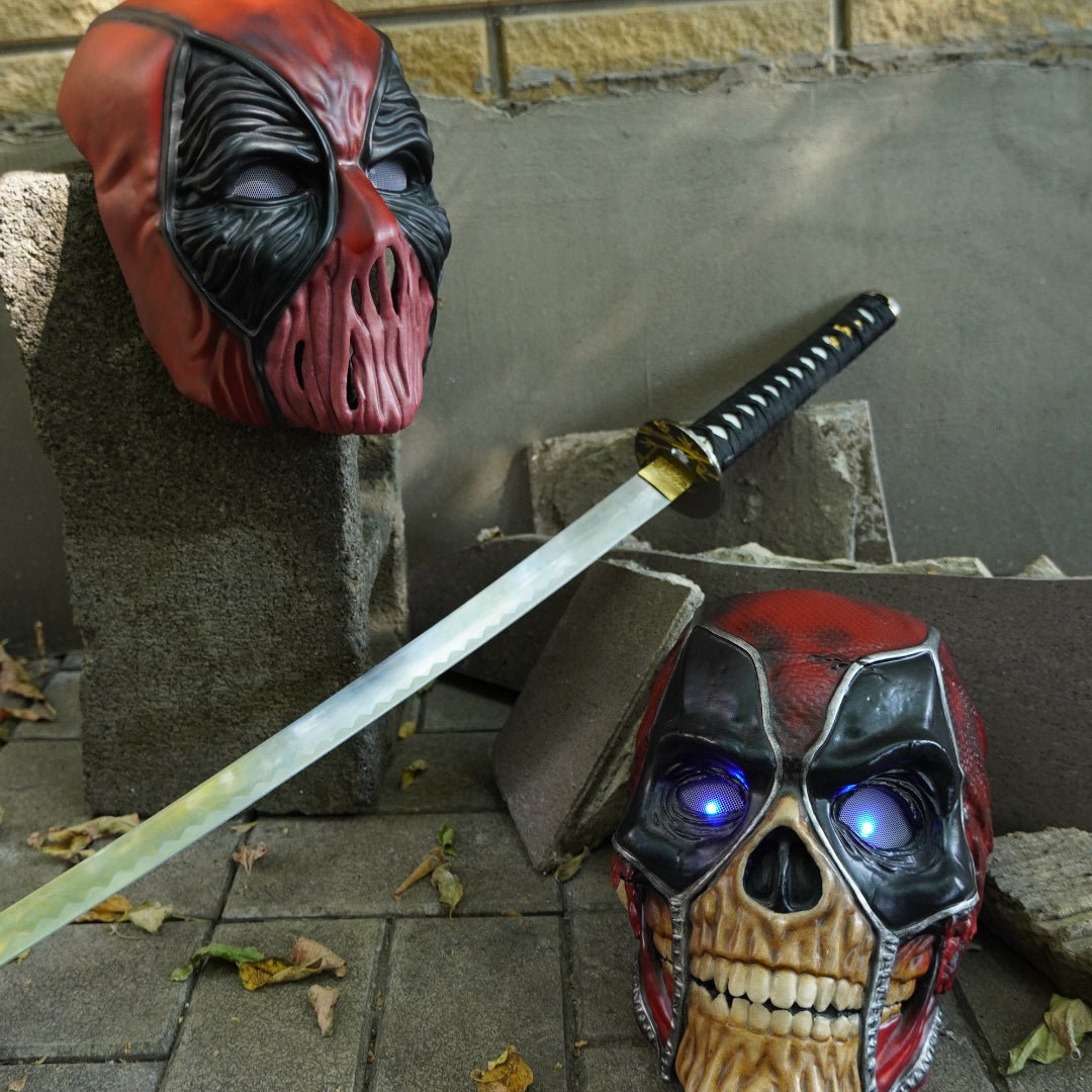  Skull Mask / Zombie Helmet / Undead Cosplay