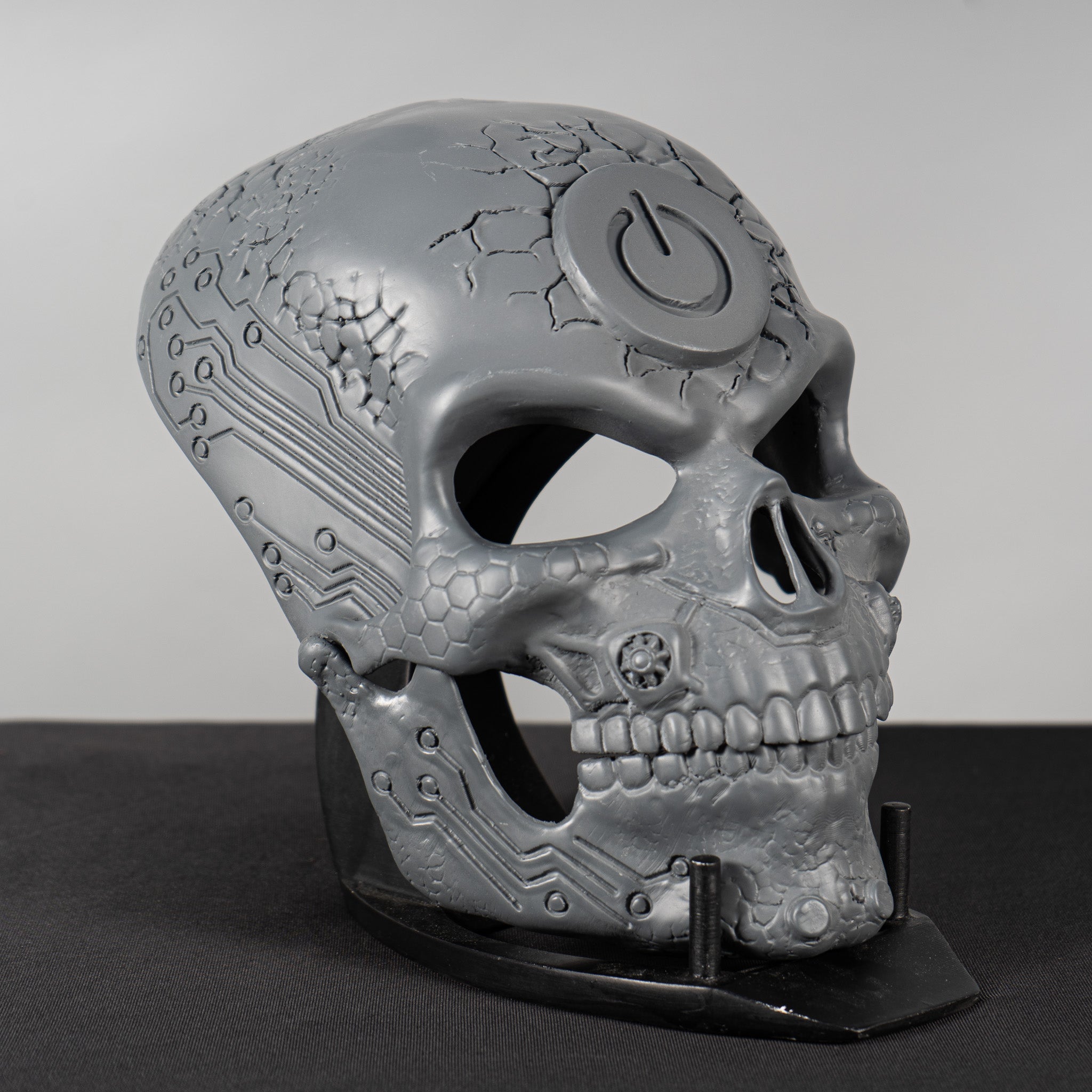 Human Skull Raw Kit 3D Print №1