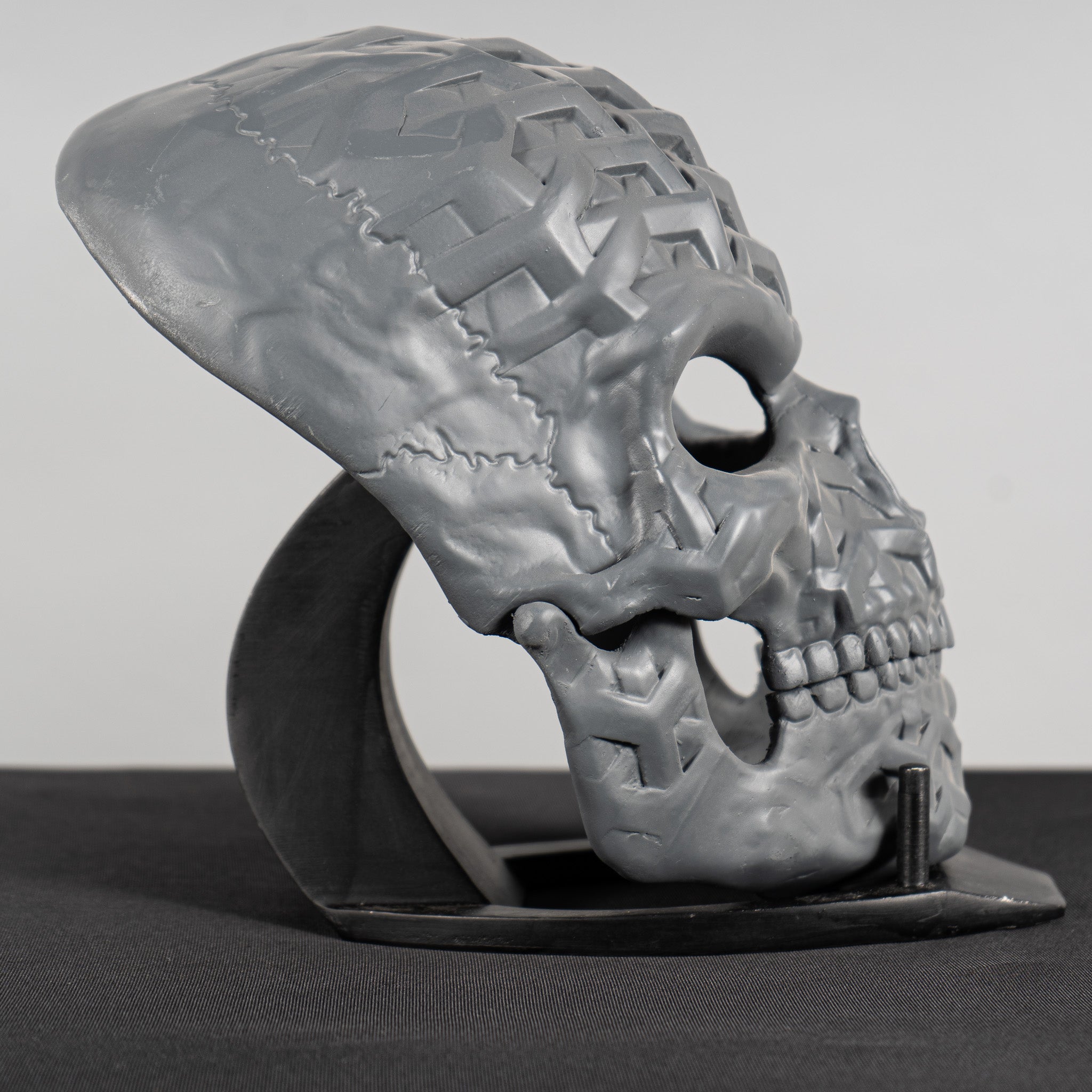 Human Skull Raw Kit 3D Print №4