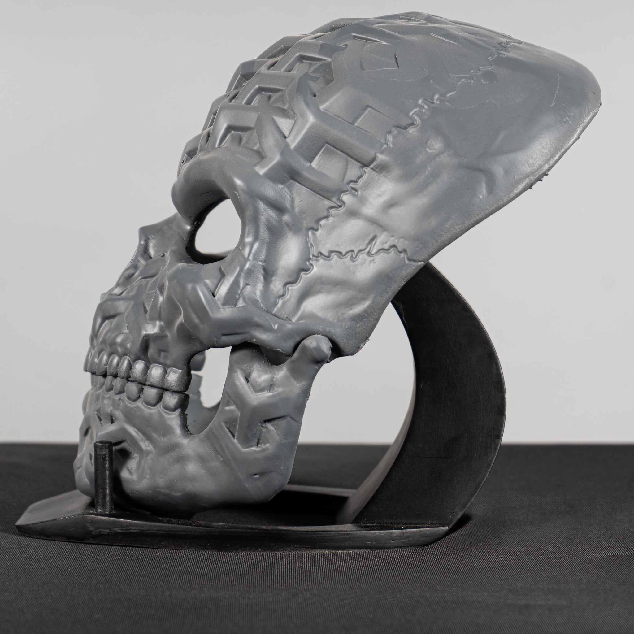 Human Skull Raw Kit 3D Print №4