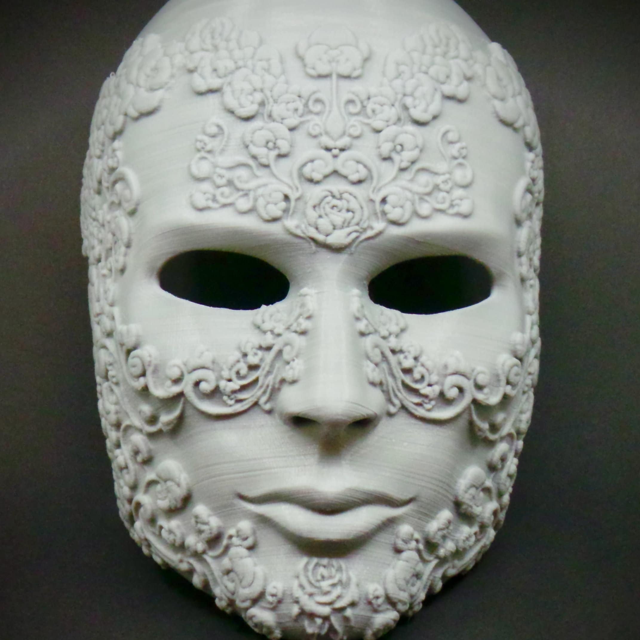 Incognito Venetian Mask Raw Kit 3D Print