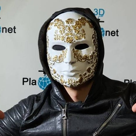 Incognito Venetian Mask Raw Kit 3D Print