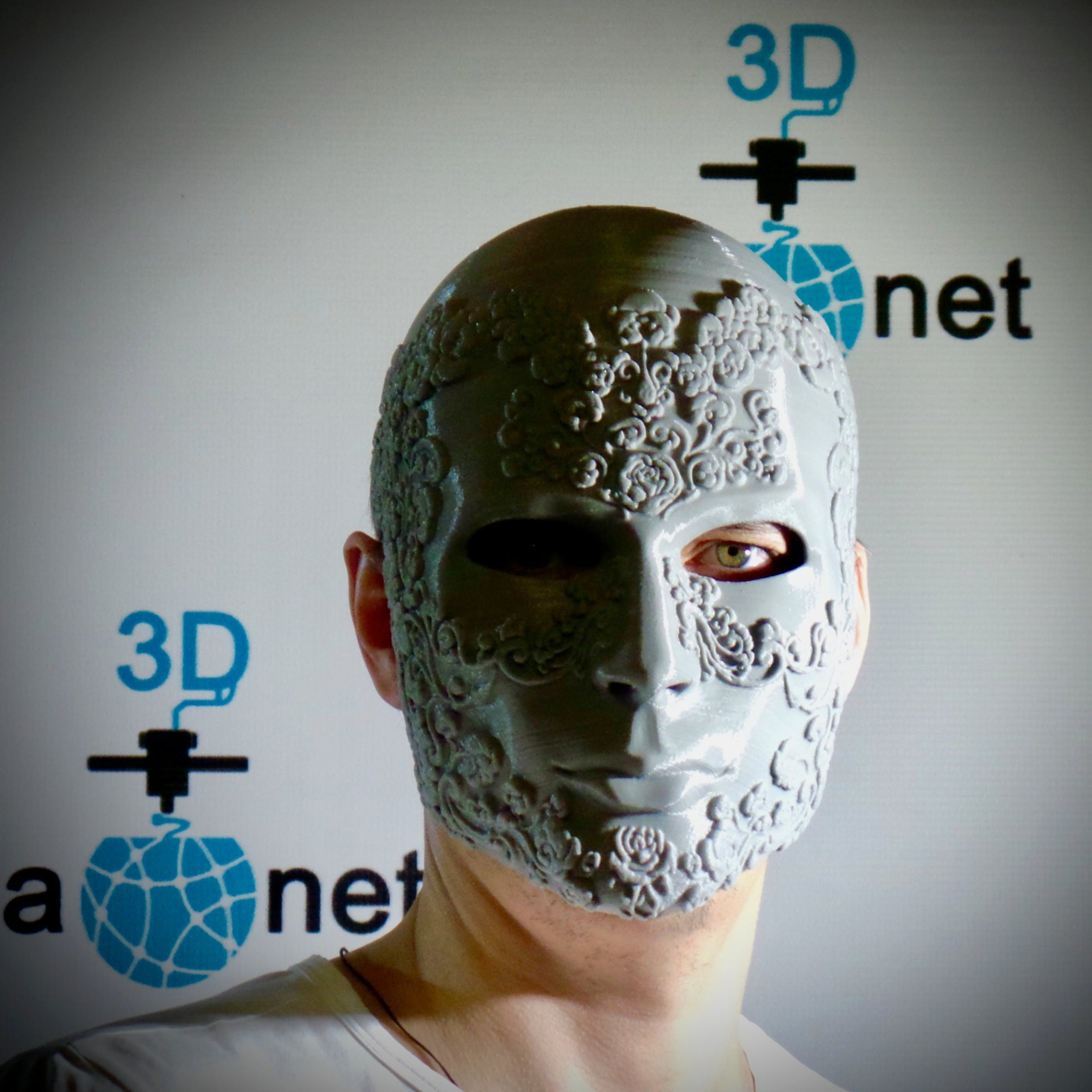 Incognito Venetian Mask Raw Kit 3D Print
