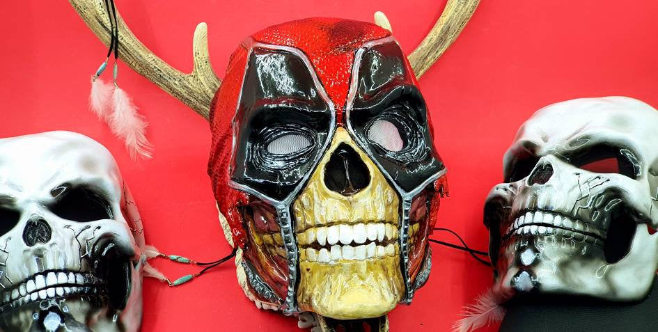 Skull Mask / Zombie Helmet / Undead Cosplay