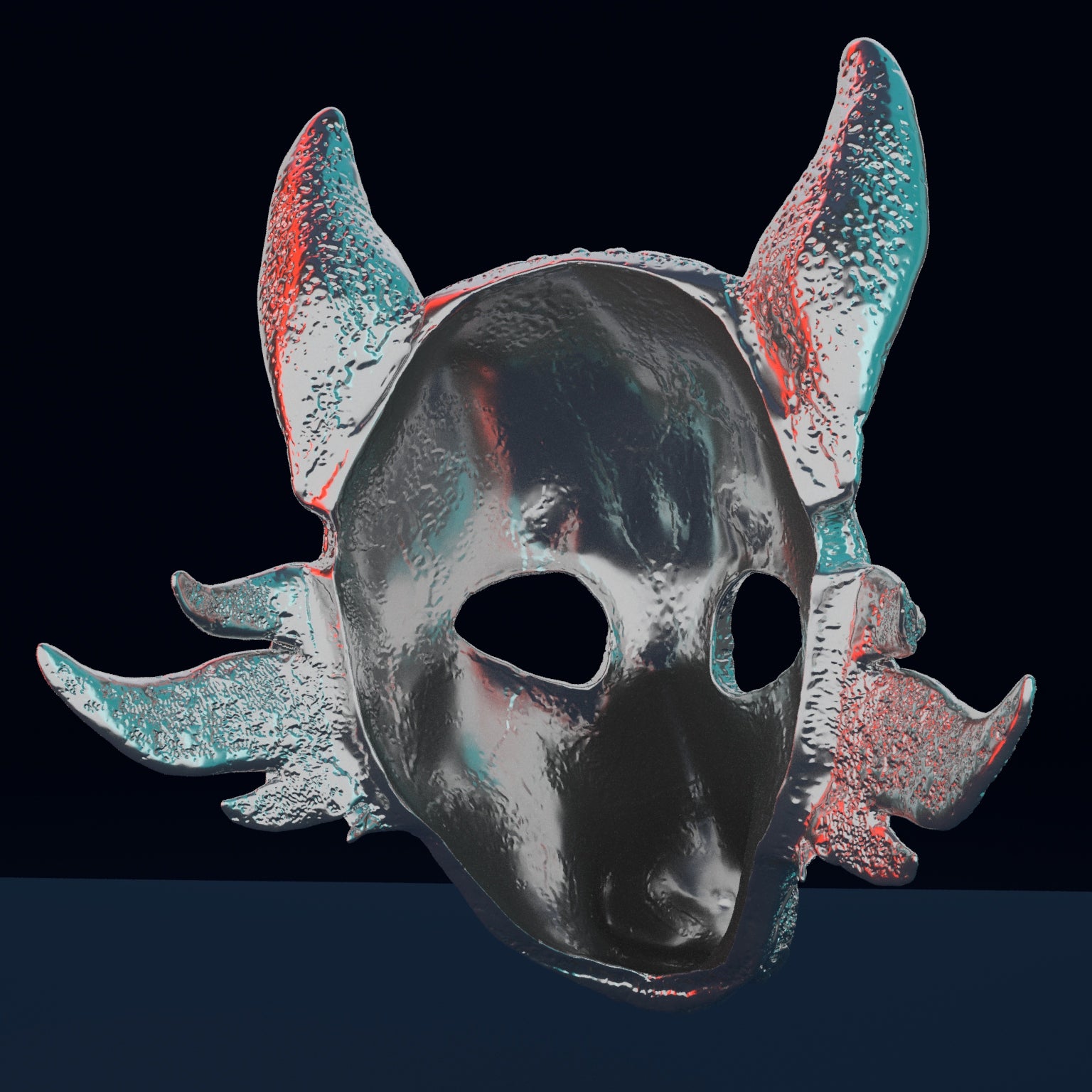 Wolf Mask 3D Model STL file