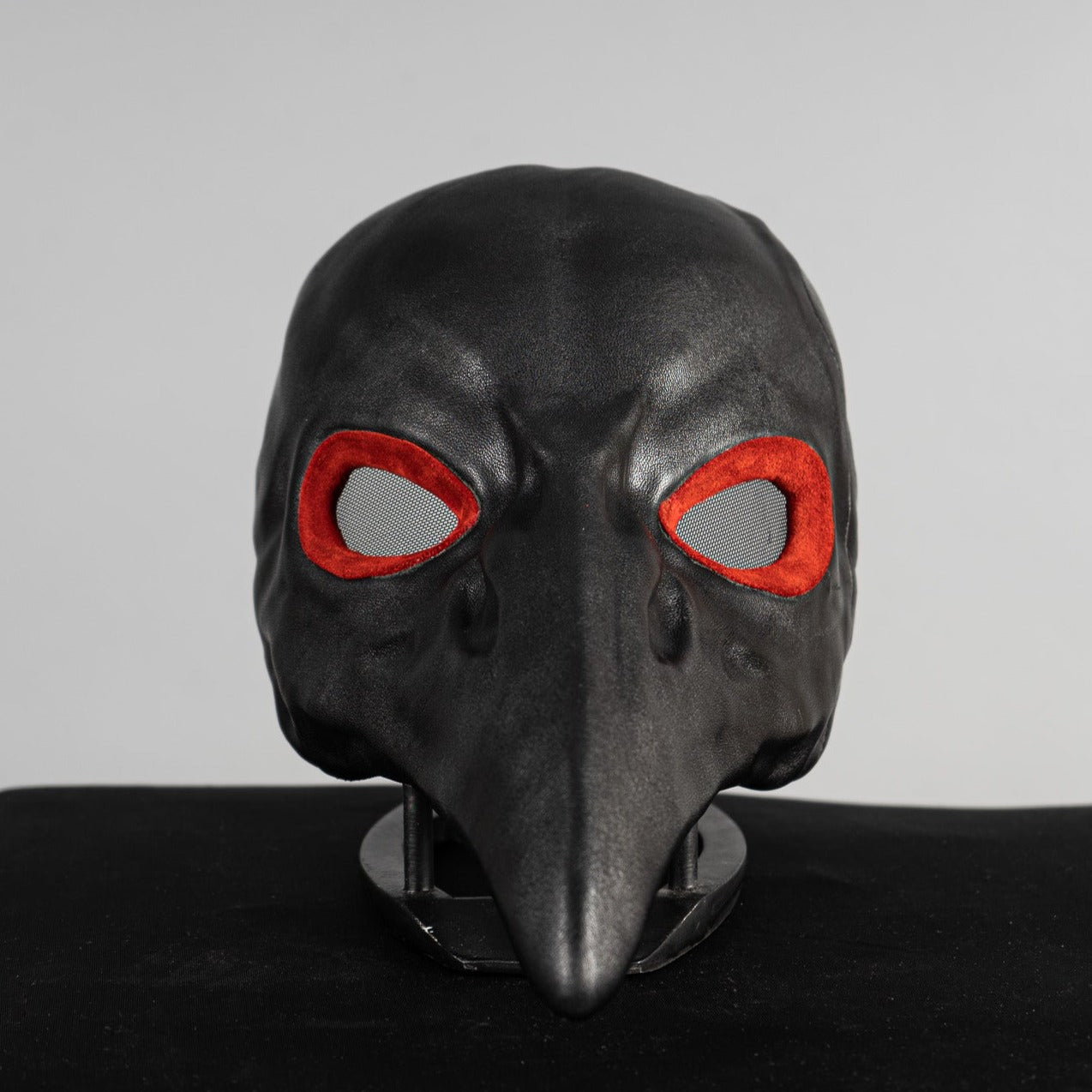 Crow Skull mask from Black Genuine Leather