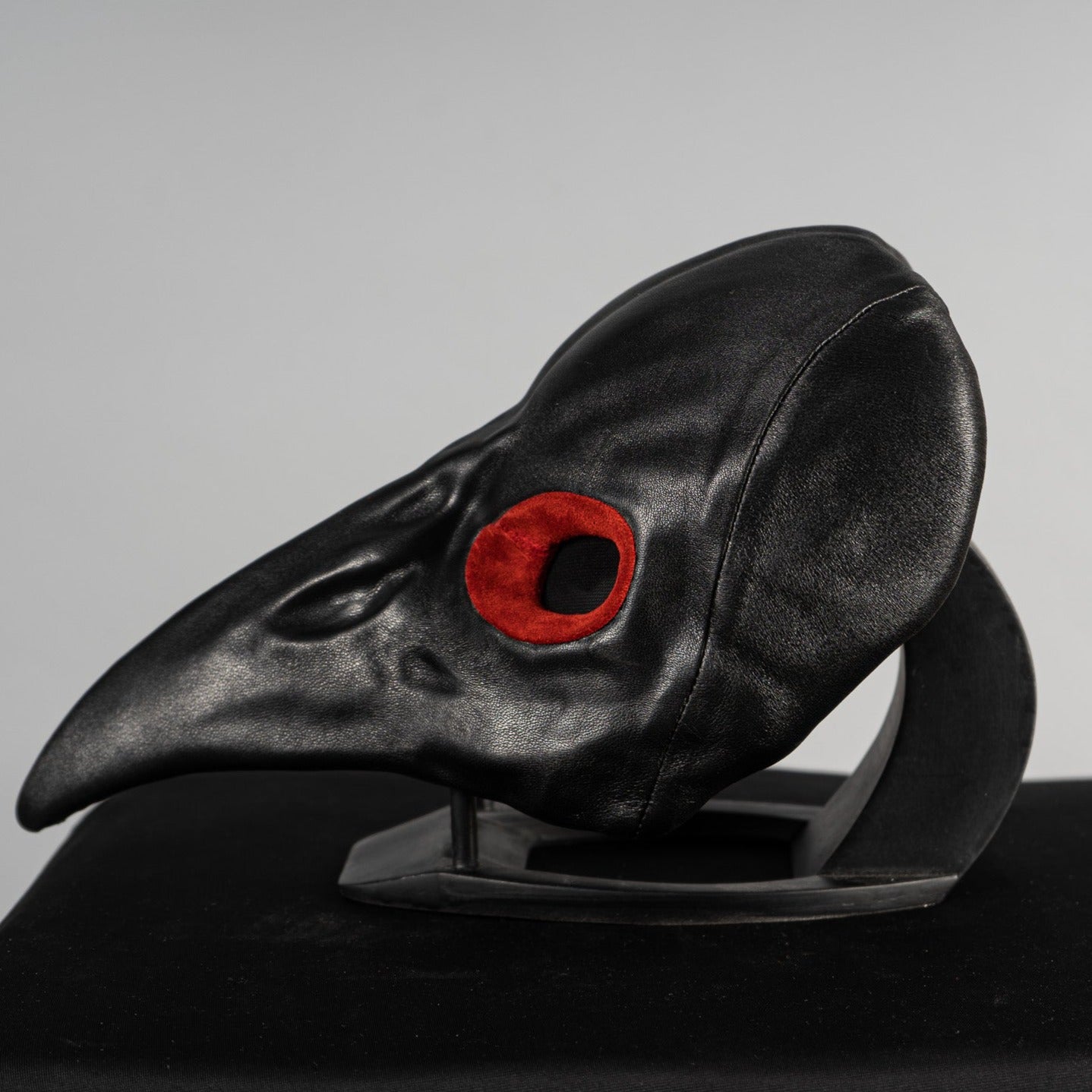 Crow Skull mask from Black Genuine Leather