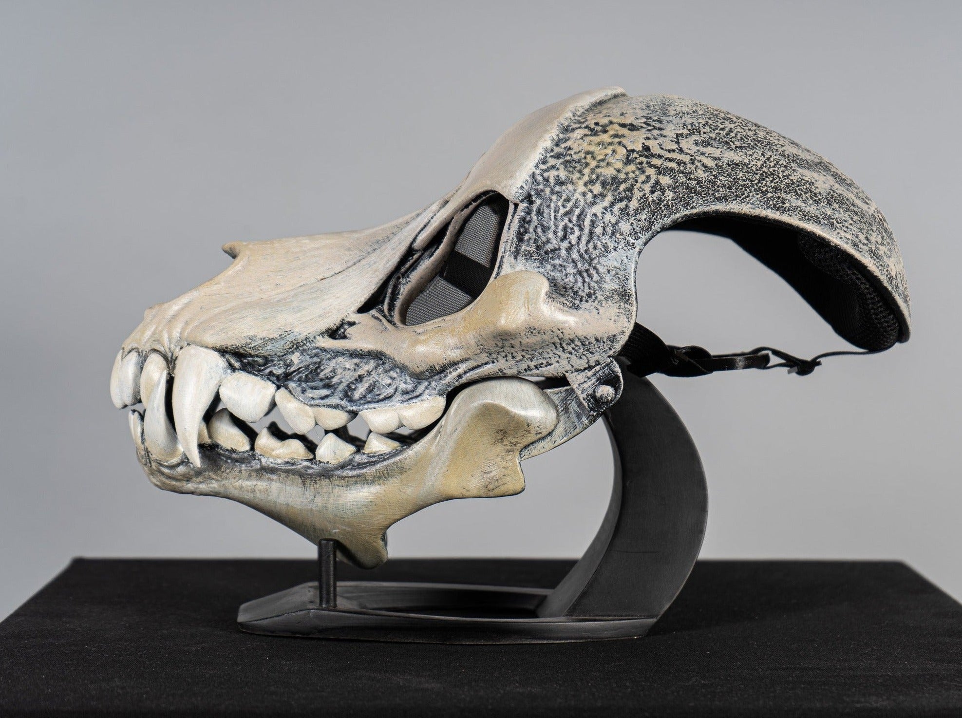 Wendigo mask NO HORNS Bone paint
